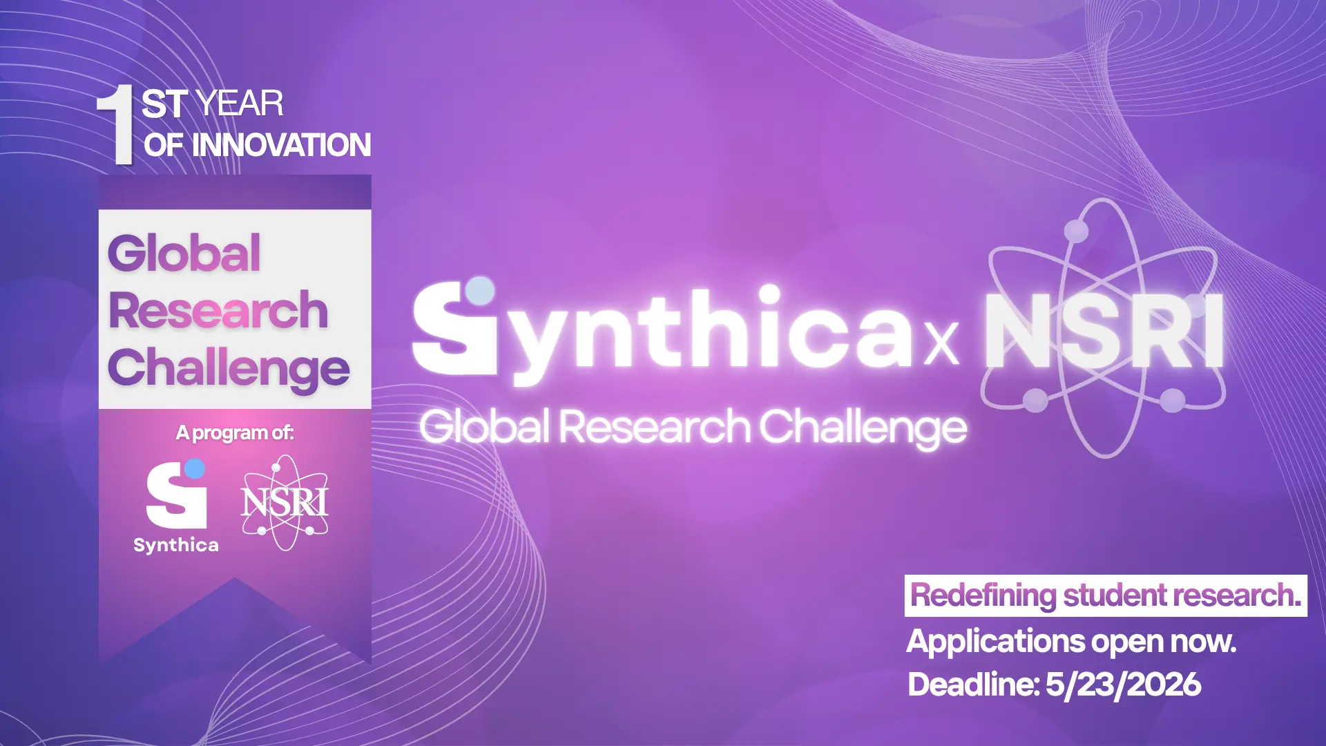 Synthica x NSRI Global Research Challenge
